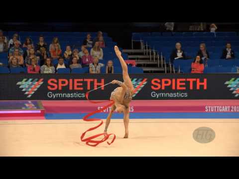 Patricia BEZZOUBENKO (CAN) 2015 Rhythmic Worlds Stuttgart - Qualifications Ribbon