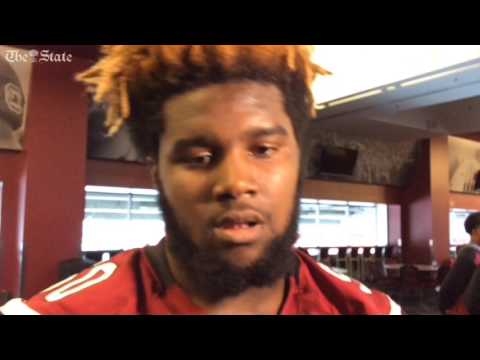 Gamecocks OL Sadarius Hutcherson battling for starting job
