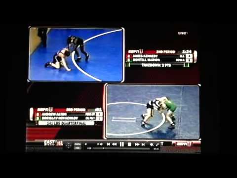 2011 NCAA Quarterfinals 141lbs Montell Marion vs Jimmy Kennedy