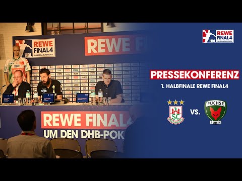REWE Final4: Die Pressekonferenz zum ersten Halbfinale SC Magdeburg vs. Füchse Berlin