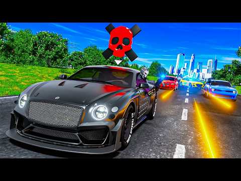 Using A Harpoon Gun To Survive A Bounty In GTA 5 RP