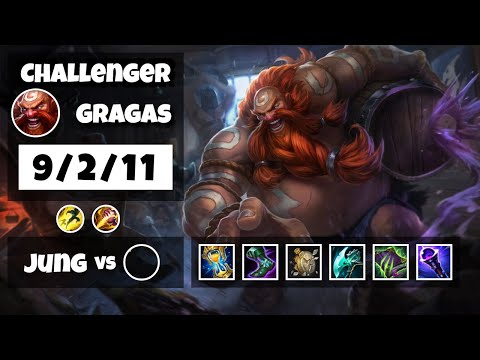 Gragas s11 Jungle Challenger Replay (9/2/11) - BR