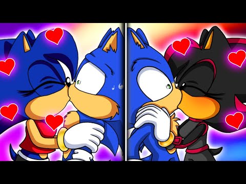 SONICA & SHADINA KISSED MOVIE SONIC!! - [Sonic Comic Dub Compilation]