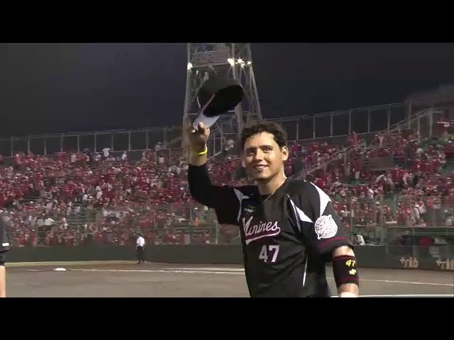 マリーンズ・クルーズ選手ヒーローインタビュー 2014/7/22 H-M