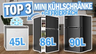 Beste MINI KÜHLSCHRÄNKE mit GEFRIERFACH 2023 | Top 3 Mini Kühlschränke