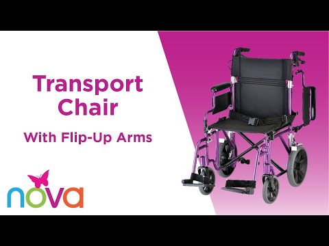 Transport Chair with Flip-Up Desk Arms and  352P