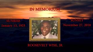 Obituary for Roosevelt  Wise Jr.
