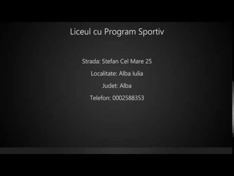 Liceul cu Program Sportiv Alba Iulia