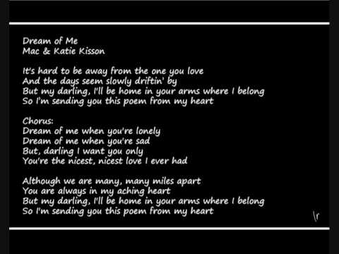 mac & katie kissoon - dream of me (when you're lonely)