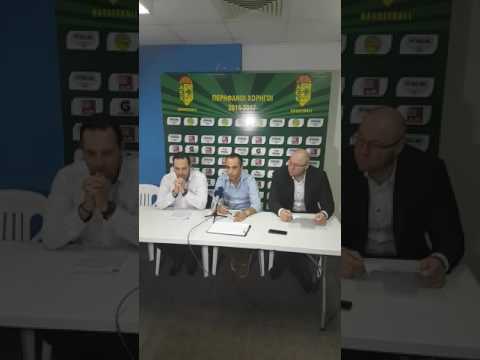 Petrolina AEK - Cluj Press conference
