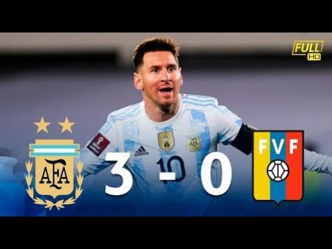 Argentina VS Venezuela [3-0] |  HIGHLIGHTS | Eliminatorias Qatar  World Cup 2022  |