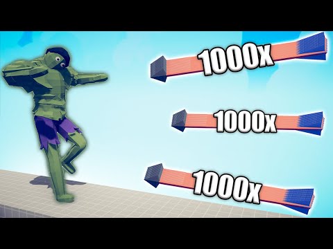 HULK vs 1000x OVERPOWERED UNITS - TABS | Totally Accurate Battle Simulator 2023