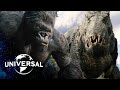 King Kong 2005 - Kong Vs. Three T-Rex Fight - (Music Scene) - Tooth And Claw - 1080p High Experience