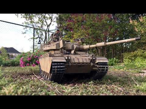 RC 1/16 IDF Centurion Sho't Kal Gimel tank with Blazer ERA - short field demo