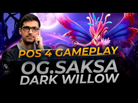 OG.Saksa Immortal Dark Willow | Full Gameplay Dota 2 Replay