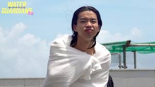 【BUDDiiS森愁斗、限界突破！】灼熱の海で泳ぐ！走る！吹き替えなしの過酷撮影／映画『ウォーターガーディアンズ』メイキング映像