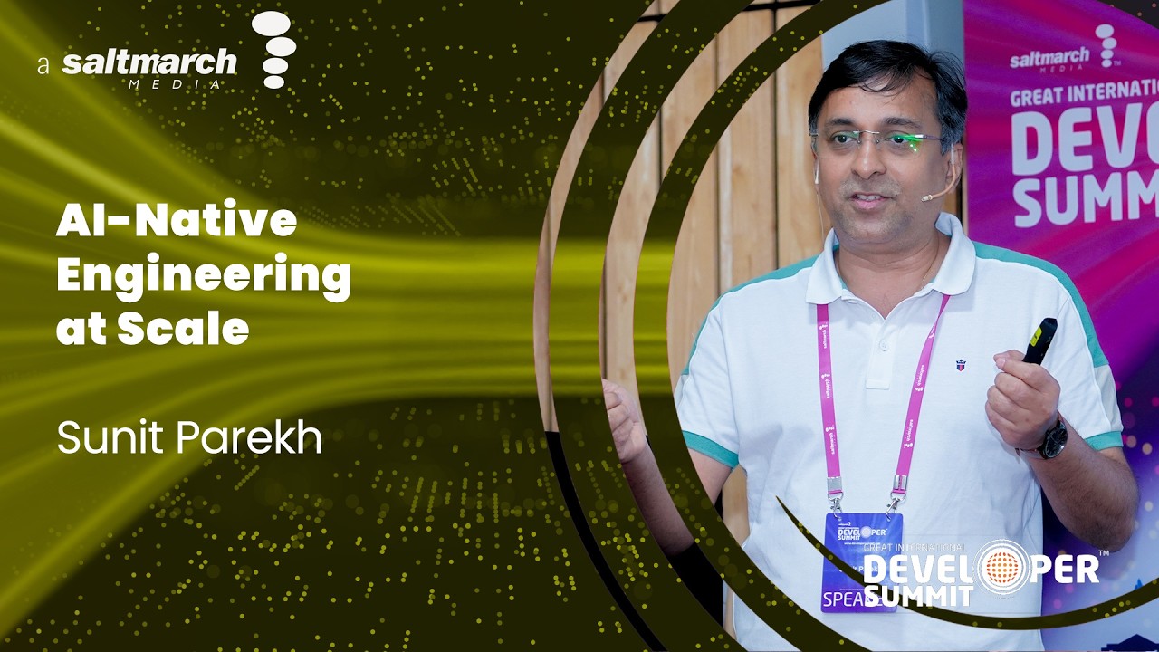 The Ferrari in the Jungle: Orchestrating AI-Native Engineering in the Enterprise - Sunit Parekh