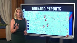 Here's a look at where NWS Topeka confirmed Thursday night tornadoes