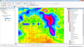 Spline interpolation in ArcGIS