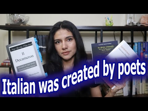 Italian was created by poets