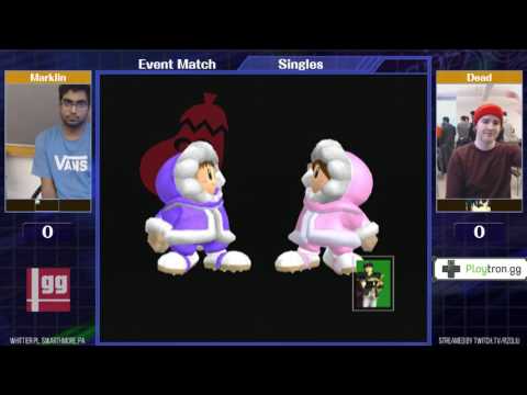 Event Match 10: Dead (Marth/Peach) vs Slug (Icies) - Pools