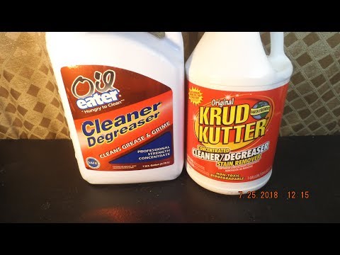 Oil Eater vs. Krud Kutter for cleaning vintage sewing machines
