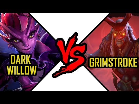 Dark Willow vs Grimstroke - Dota 2 Battle Mireska Sunbreeze vs Grimstroke #20