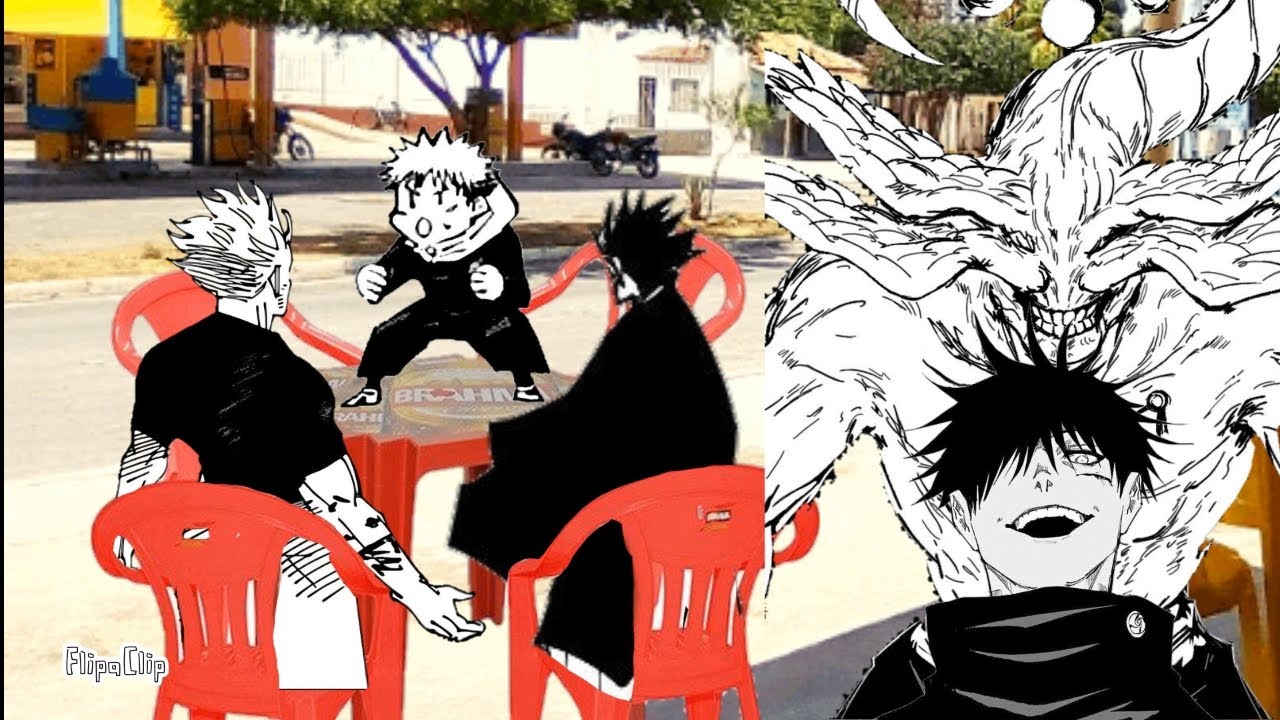 ITADORI, GOJO, SUKUNA E MEGUMI JOGAM UNO (não deu bom)