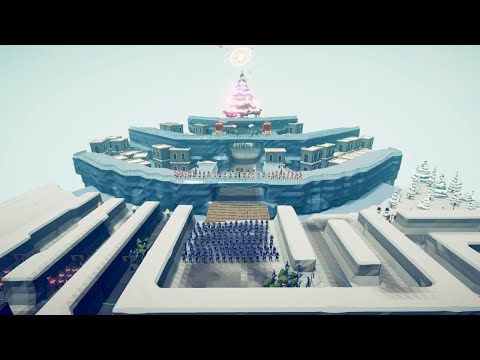 Evil Santa's Maze Castle Death Run in TABS Map Creator Totally Accurate Battle Simulator