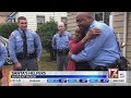 Raleigh Police Officers Help Decorate Veteran S Home
