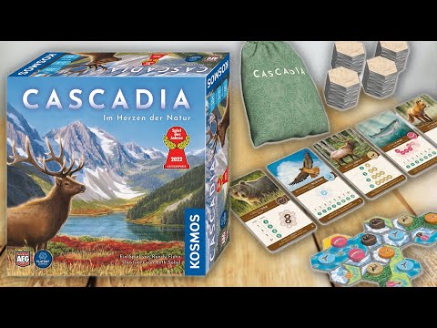 CASCADIA - Spielregeln TV (Spielanleitung Deutsch) - KOSMOS / AEG / FLATOUT GAMES