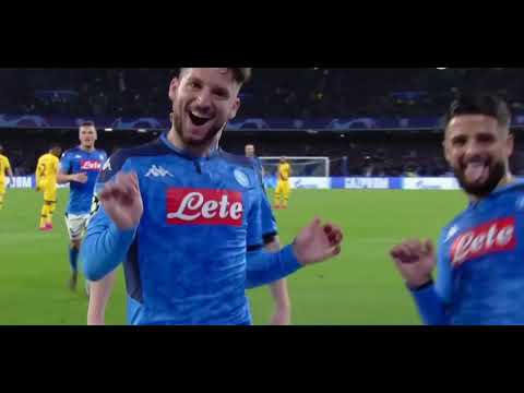 Dries Mertens celebration Vs Barcelona