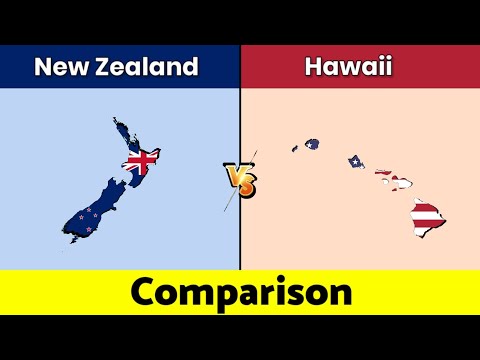 New Zealand vs Hawaii | Hawaii vs New Zealand | New Zealand | Hawaii | Comparison | Data Duck 2.o