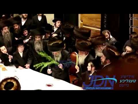 Slonimer Rebbe In Boro Park Motzei Shabbos Pekudei 5782