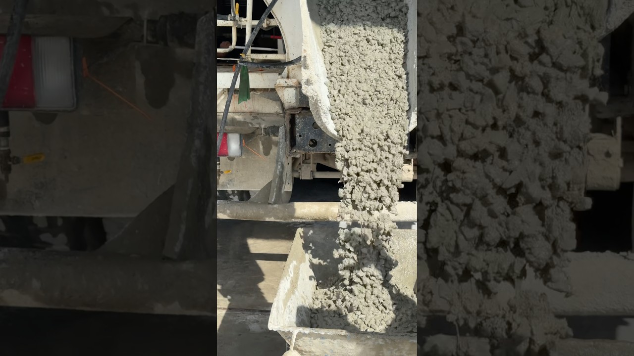 High Flowable Concrete #shorts #youtubeshorts #concrete