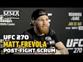 Matt Frevola Reacts To Record-Tying Four Knockdowns In Stopping Genaro Valdez | UFC 270