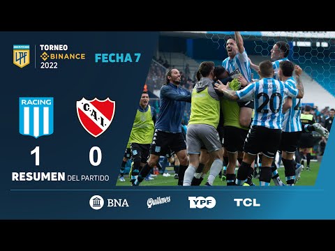#TorneoBinance | Fecha 7 | resumen de Racing - Independiente