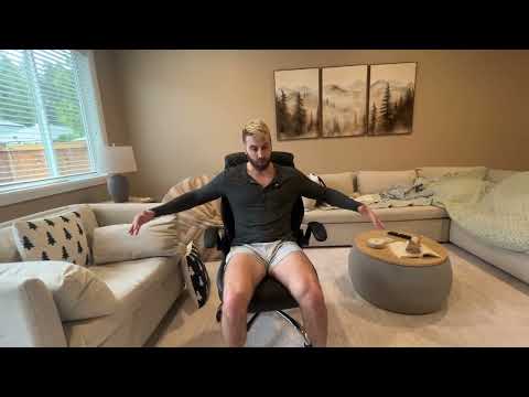 Leather Office Chair, PU Home Computer Desk Chairs with Ergonomic Back Support, 360°Swivel Free，Small Gmaing Chair with Wheels and Adjustable Armrests, for Short People Use, Black video review thumbnail