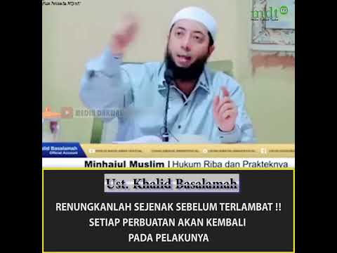 DON'T BE TYRANT!! Every Deed Will Only Return to the Doer Ustadz Khalid Basalamah