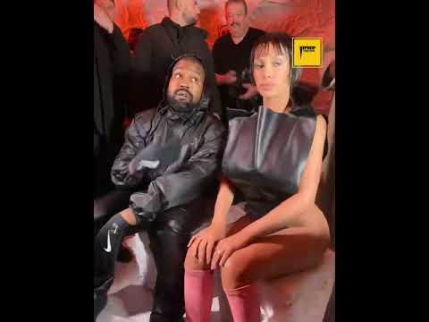 Kanye West & his wife Bianca Censori at Milan Fashion Week ????