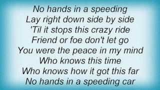 Alex Lloyd - Speeding Cars Lyrics
