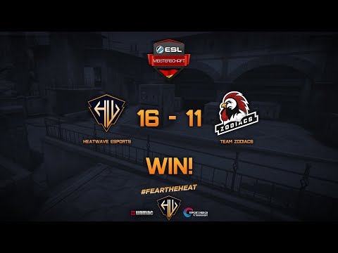 ESL Meisterschaft 11.Spieltag: Heatwave eSports vs Team ZODIACS - CS:GO