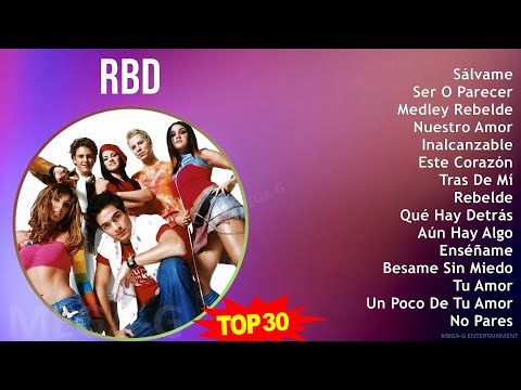 R B D 2024 MIX 30 Grandes Exitos ~ 2000s Music ~ Top Latin, Latin Pop, Pop, Teen Pop Music
