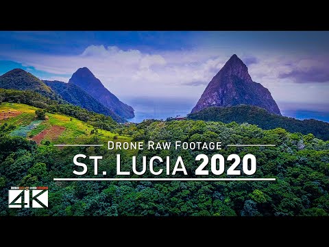 【4K】🇱🇨 Drone RAW Footage 🔥 This is SAINT LUCIA 2020 🔥 Castries 🔥 Soufriere & More UltraHD Stock UHD