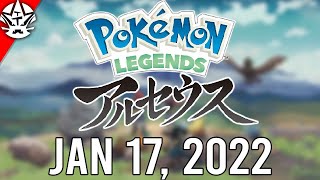 Pokemon Legends Arceus Update/Rumors - January 17, 2022 by Tyranitar Tube