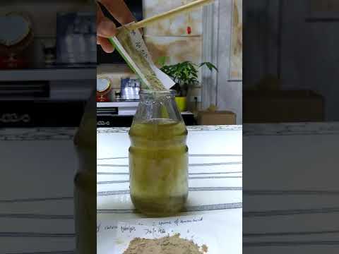 Pingxiang Vitalforce showing how does it work when put calcium nitrate with 80% amino acid