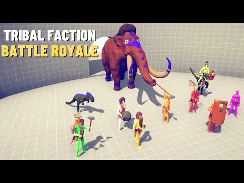 TRIBAL FACTION BATTLE ROYALE - FREE FOR ALL - Totally Accurate Battle Simulator TABS