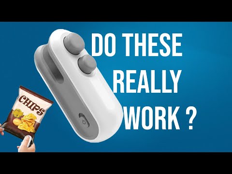 Part of a video titled Do Mini Bag Sealers Really Work? Testing the 2 in 1 USB ... - YouTube