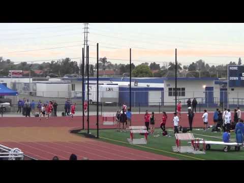 OpenB 200m vs Servite Rosary 3 11 15   Los Alamitos Boys
