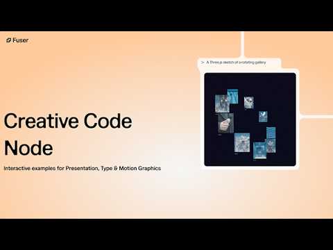 Tutorial Presentation Interactive Typography Motion Graphics Using The Creative Code Node